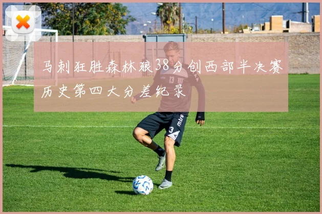 马刺狂胜森林狼38分创西部半决赛历史第四大分差纪录